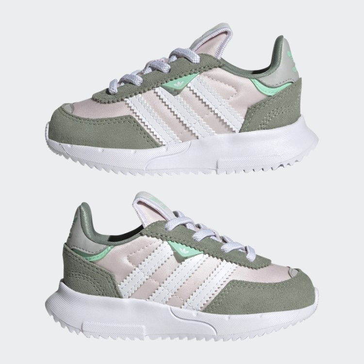 Tênis Adidas Retropy F2 Verde Prateado