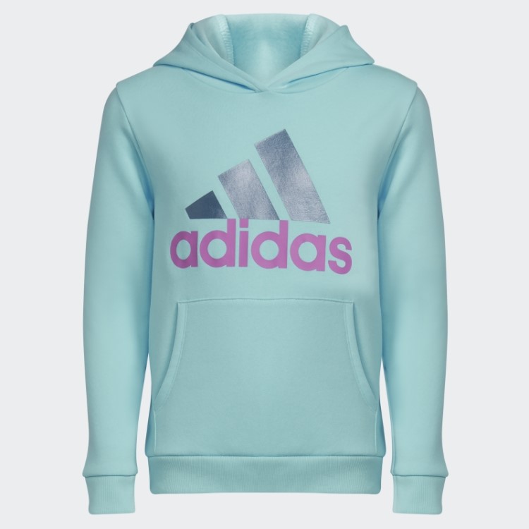 Pulôver De Lã Com Capuz Gráfico Azul Adidas
