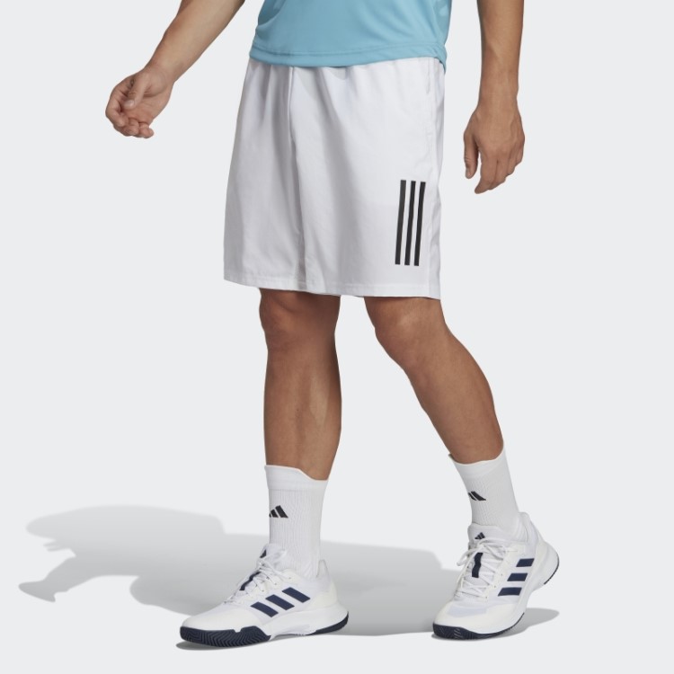 Calção De Tênis Club 3 Listras Adidas Branco