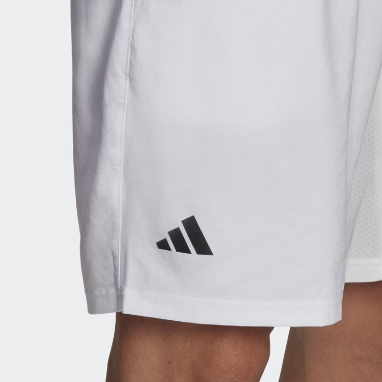 Calção De Tênis Club 3 Listras Adidas Branco