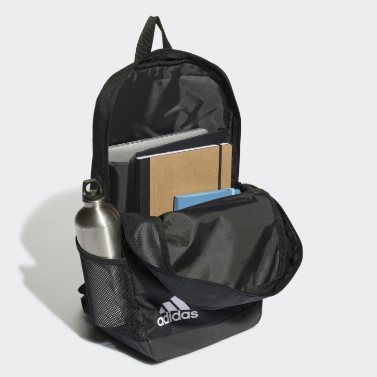 Insígnia De Movimento Da Mochila Esportiva Adidas Preta