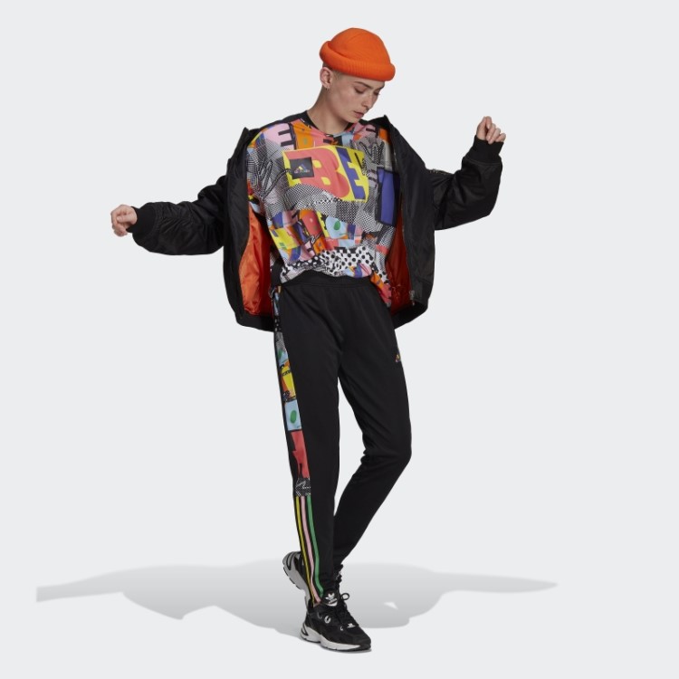 Calça Preta Adidas Tiro Orgulho