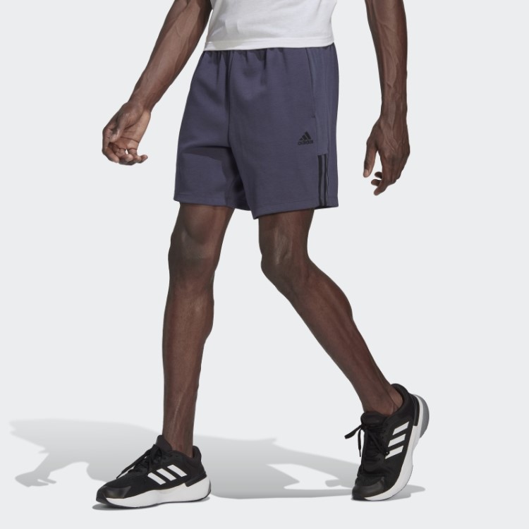 Bermuda De Ioga Aeroready Azul Marinho Adidas