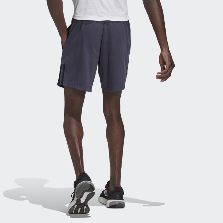 Bermuda De Ioga Aeroready Azul Marinho Adidas