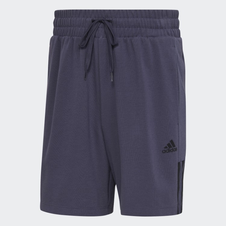 Bermuda De Ioga Aeroready Azul Marinho Adidas