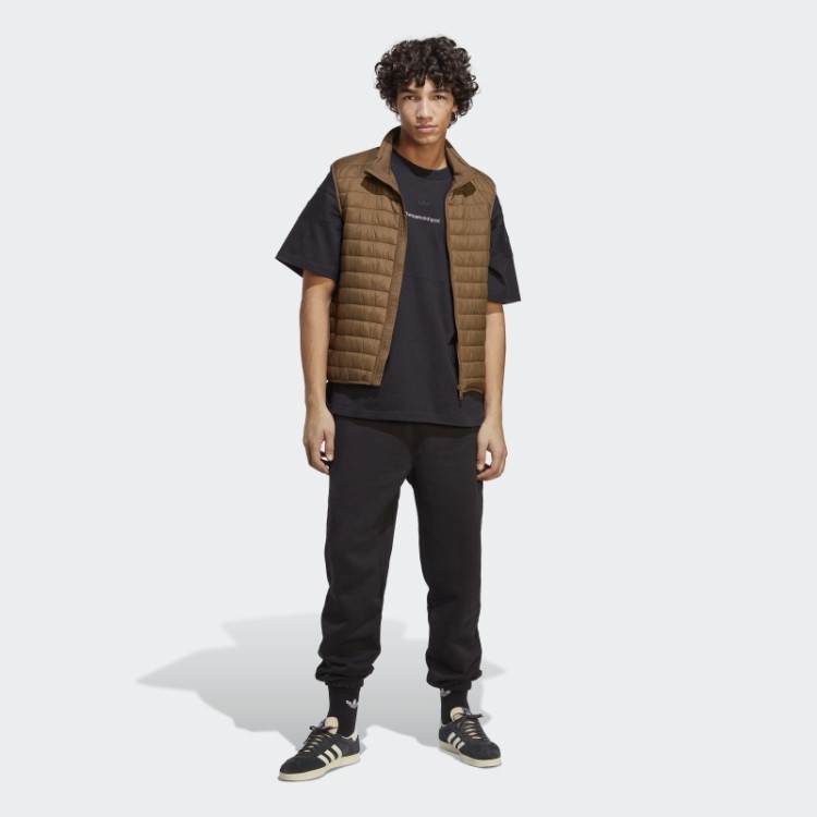 Calças De Moletom Essenciais Adidas Pretas