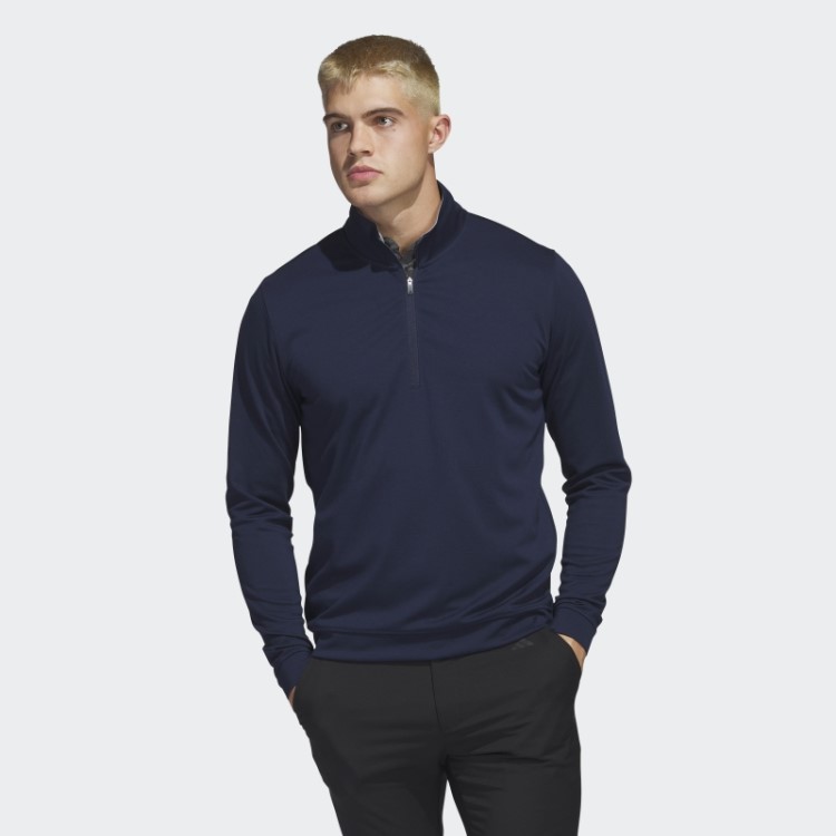 Moletom Azul Marinho De Golfe Elevado Adidas