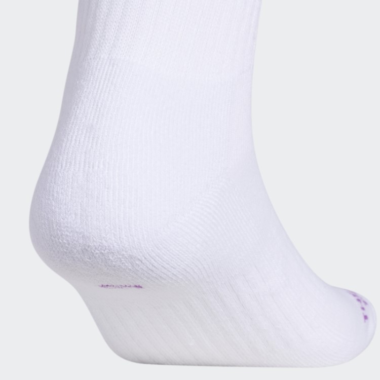 Meia Adidas Espiral 3 Pares Branco