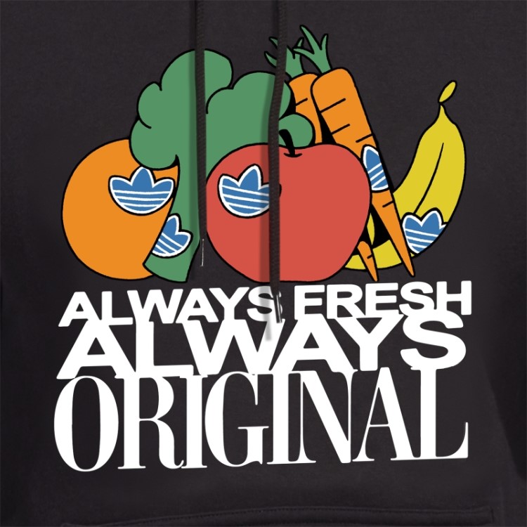 Originals Always Fresh Moletom Com Capuz Preto Adidas