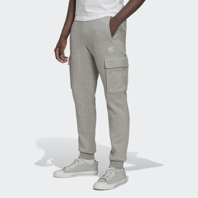 Calça Cargo Adicolor Essencial Trefoil Cinza Médio Adidas