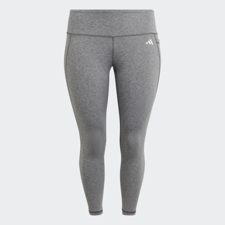 Legging Cinza Escuro Urze Optime Stash Pocket Training 7/8 (tamanho Grande) Adidas