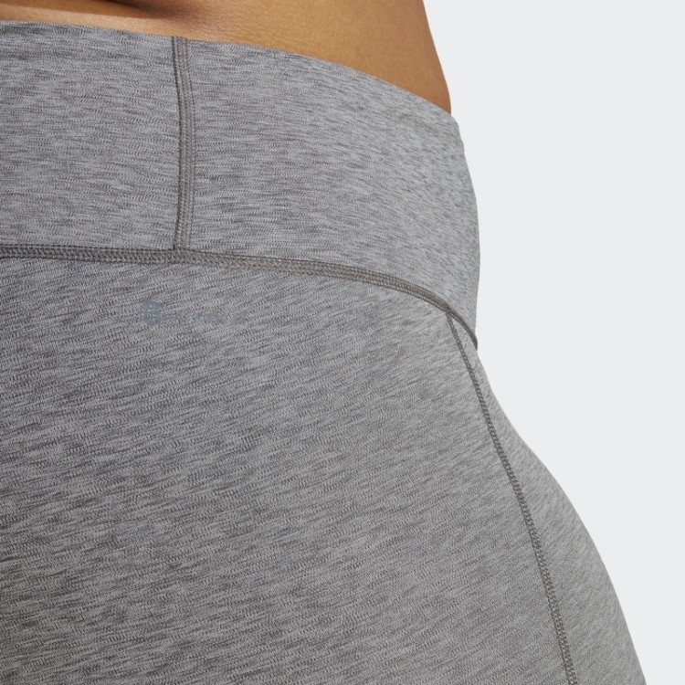 Legging Cinza Escuro Urze Optime Stash Pocket Training 7/8 (tamanho Grande) Adidas