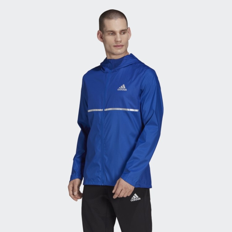 Adidas Possui A Jaqueta De Corrida Azul Royal