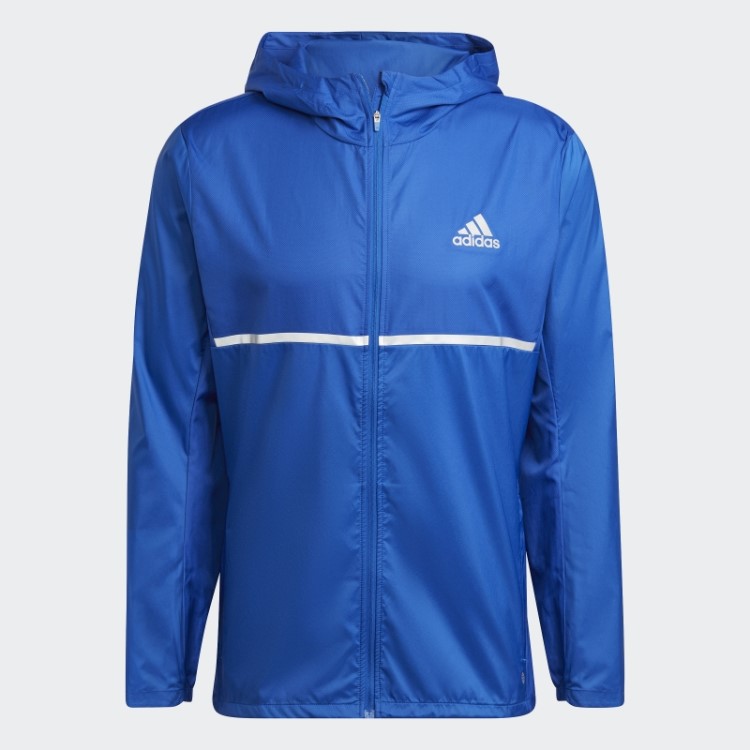 Adidas Possui A Jaqueta De Corrida Azul Royal