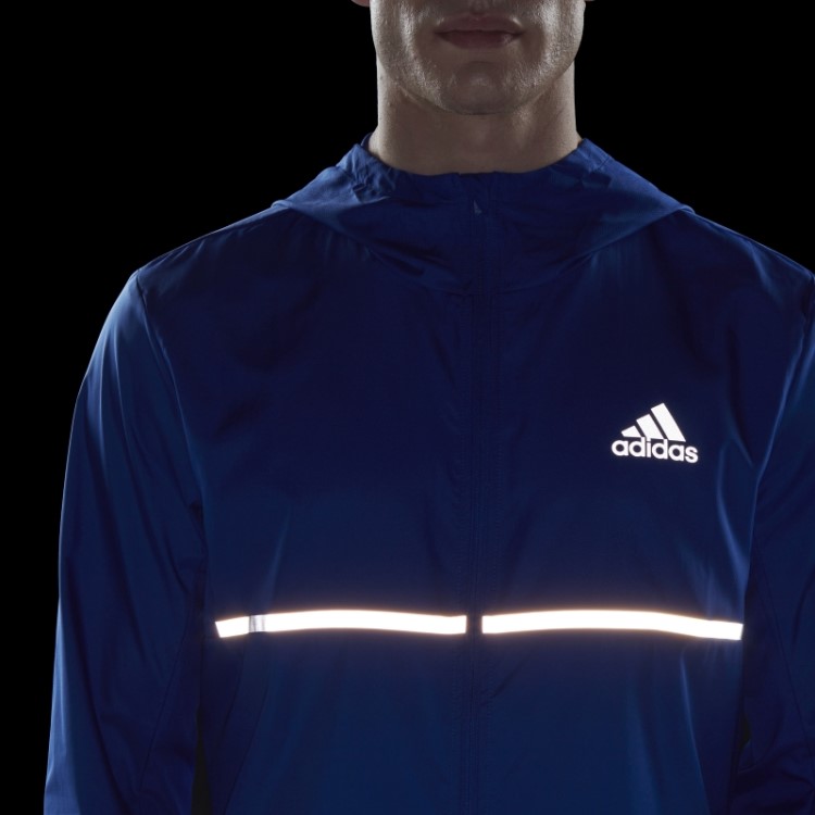Adidas Possui A Jaqueta De Corrida Azul Royal