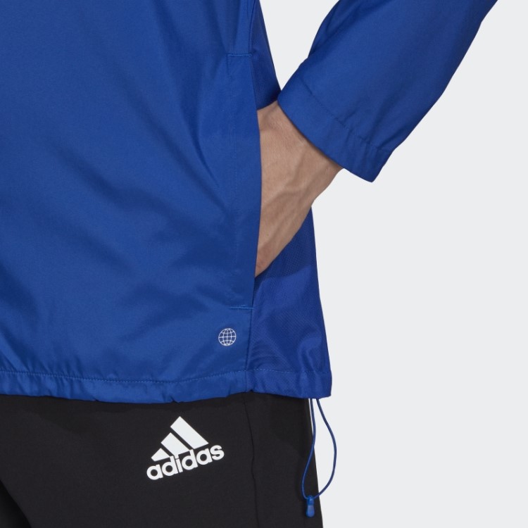 Adidas Possui A Jaqueta De Corrida Azul Royal