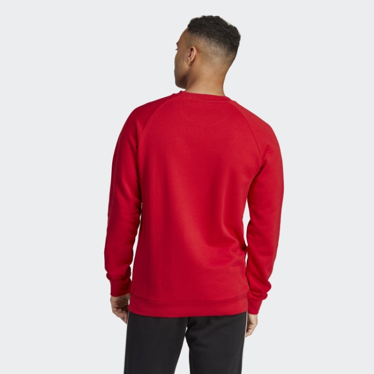 Moletom Gola Careca Adidas Scarlet Adicolor Classics Trefoil