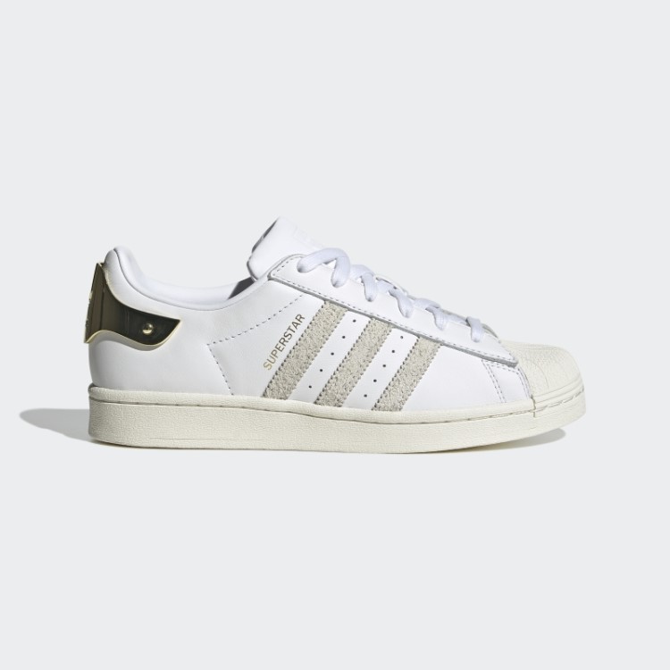 Elegantes Sapatos Brancos Adidas Superstar
