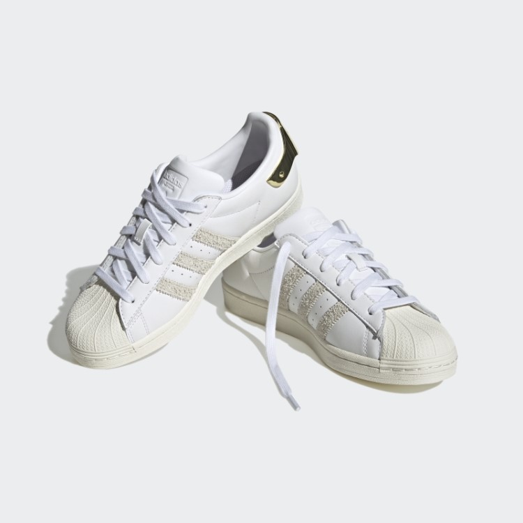 Elegantes Sapatos Brancos Adidas Superstar