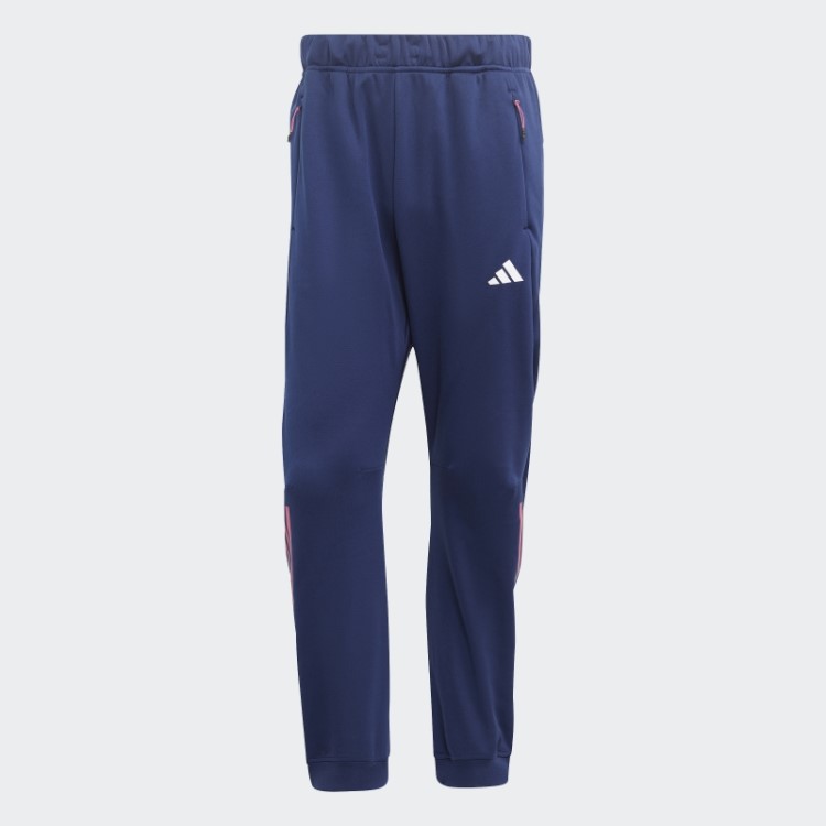 Joggers De Treinamento Azul Escuro Adidas Train Icons 3 Listras