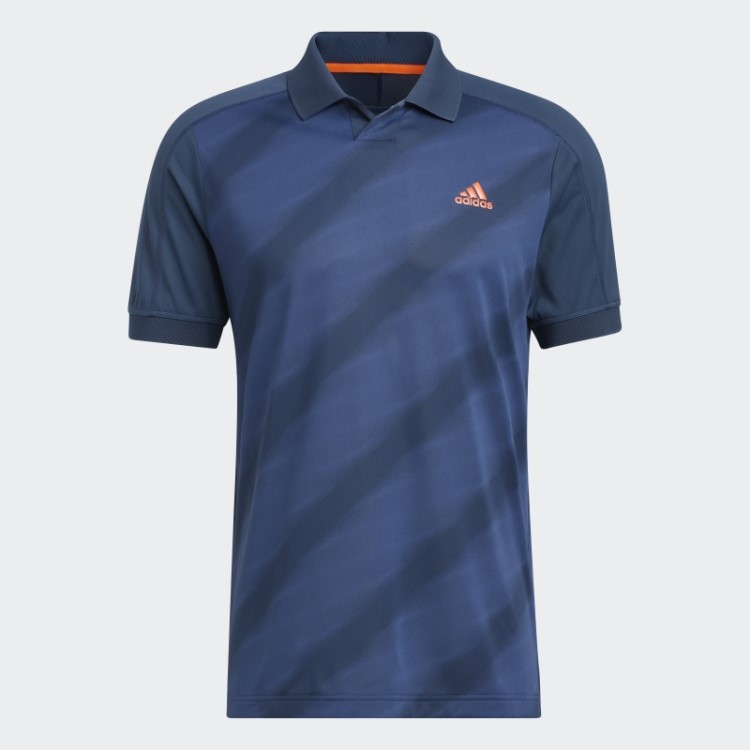 Adidas Camisa Polo Com Estampa Marinho