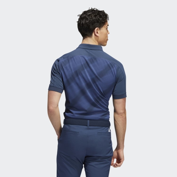Camisa Polo Com Estampa Marinho Adidas