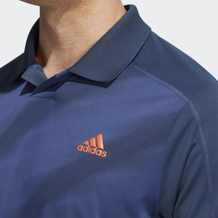 Camisa Polo Com Estampa Marinho Adidas