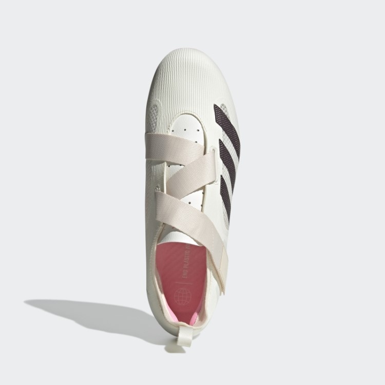 Adidas Branco O Sapato De Ciclismo Indoor