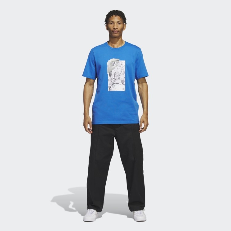 Camiseta Adidas Dill Collage Blue Bird