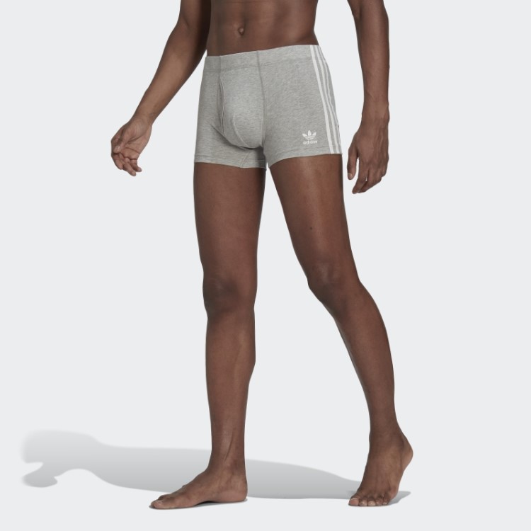 Adidas Comfort Flex Cueca Baú Com As Três Listras Brancas