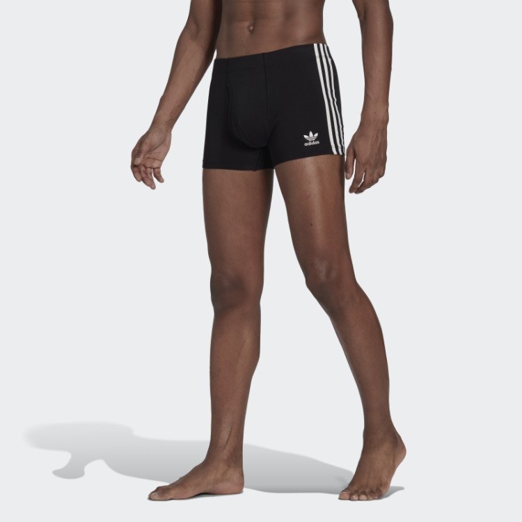 Adidas Comfort Flex Cueca Baú Com As Três Listras Brancas