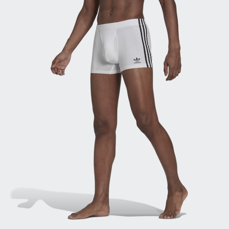 Adidas Comfort Flex Cueca Baú Com As Três Listras Brancas