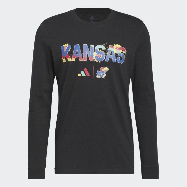 Adidas Jayhawks Camiseta Manga Longa Preta