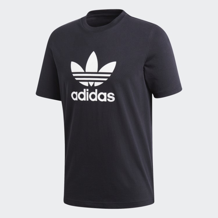 Camiseta Trefoil Adidas Preta