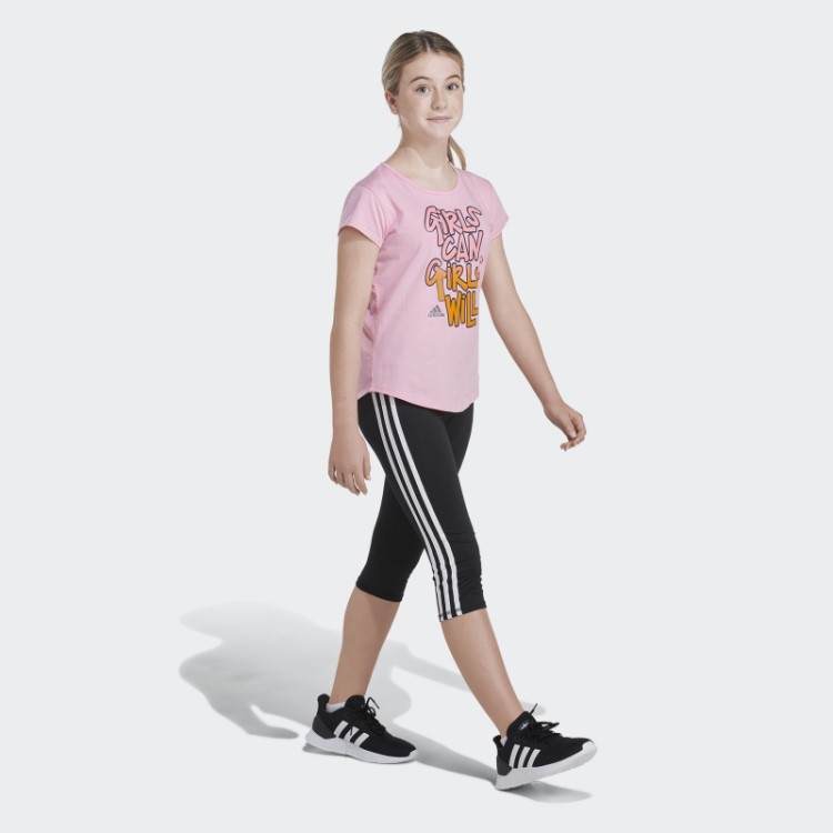 Camiseta Adidas Rosa Claro