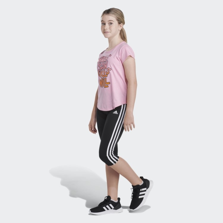 Camiseta Adidas Rosa Claro