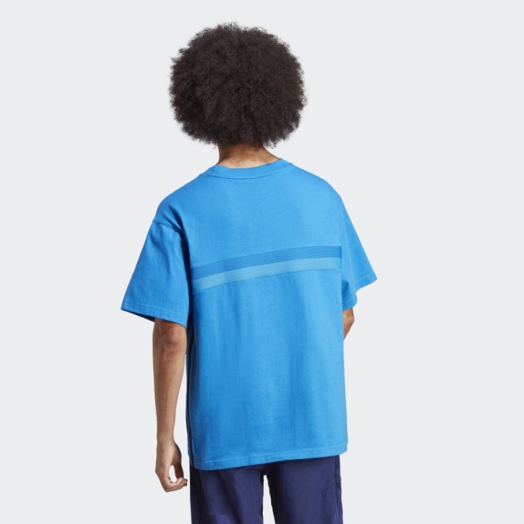 83-c Camiseta Pássaro Azul Adidas
