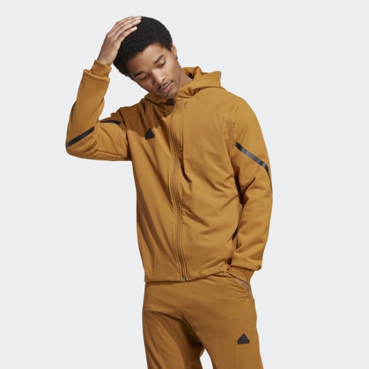 Top Adidas Bronze Com Zíper Completo Projetado Para 4 Dias De Jogo