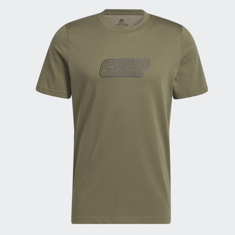 Camiseta De Golfe Adidas Verde-oliva