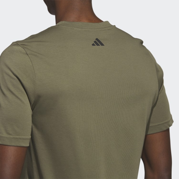 Camiseta De Golfe Adidas Verde-oliva