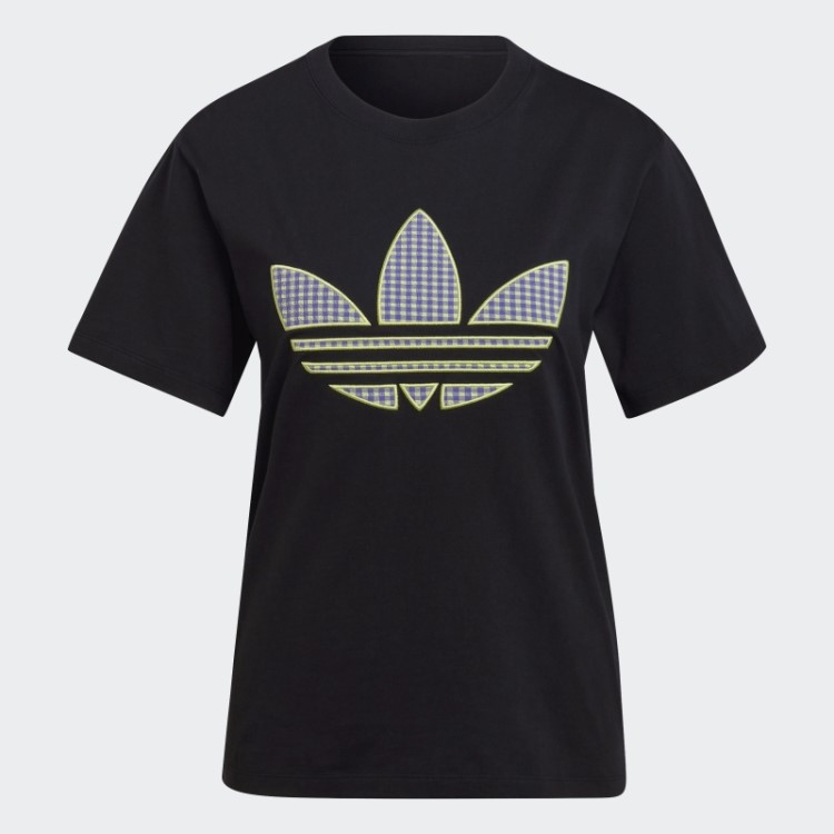 Camiseta Com Aplicação De Trevo Adidas Preta