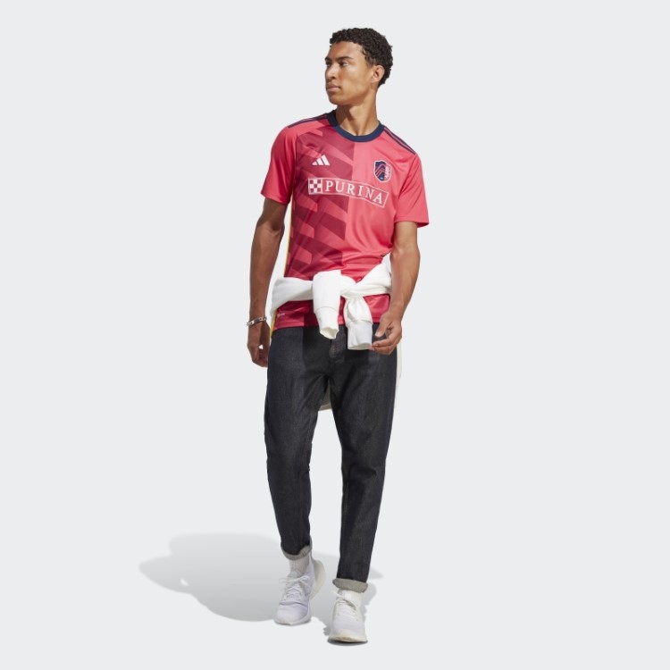 Rosa St. Louis City SC 23/24 Camisa Principal Adidas