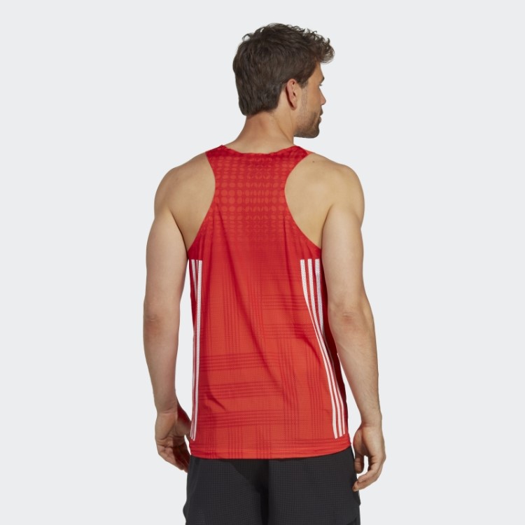 Adidas Laranja Adizero Rhonex Kipruto Assinatura Singlet