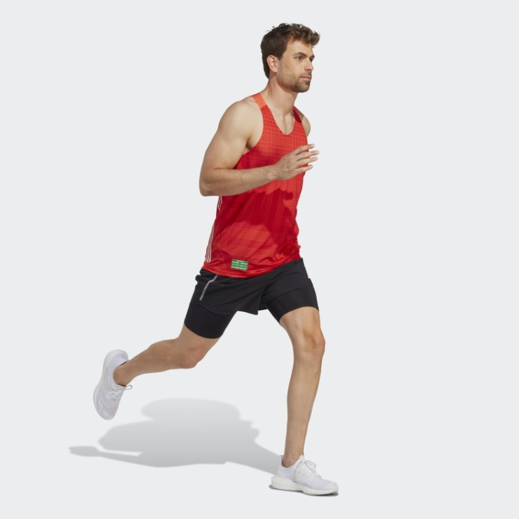 Adidas Laranja Adizero Rhonex Kipruto Assinatura Singlet
