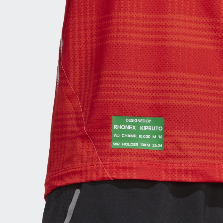 Adidas Laranja Adizero Rhonex Kipruto Assinatura Singlet