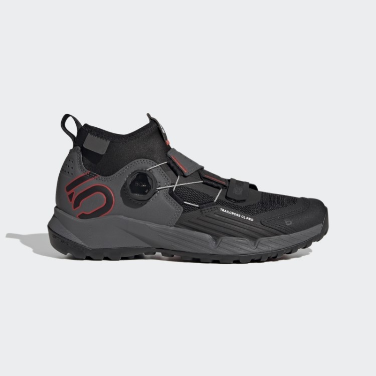 Tênis De Mountain Bike Adidas Five Ten Trailcross Pro Clip-in Cinza