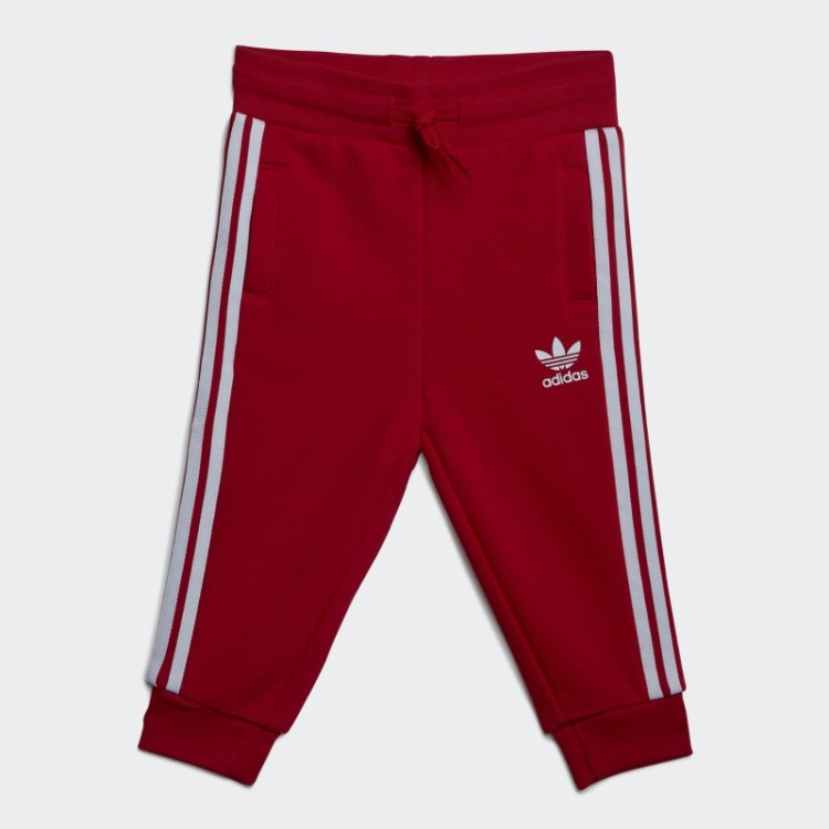 Conjunto De Moletom Da Tripulação Escarlate Adidas
