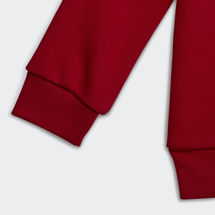 Conjunto De Moletom Da Tripulação Escarlate Adidas