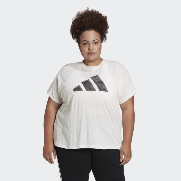 Camiseta Melange Branca Adidas Future Icons Winners 3.0 (tamanho Grande)