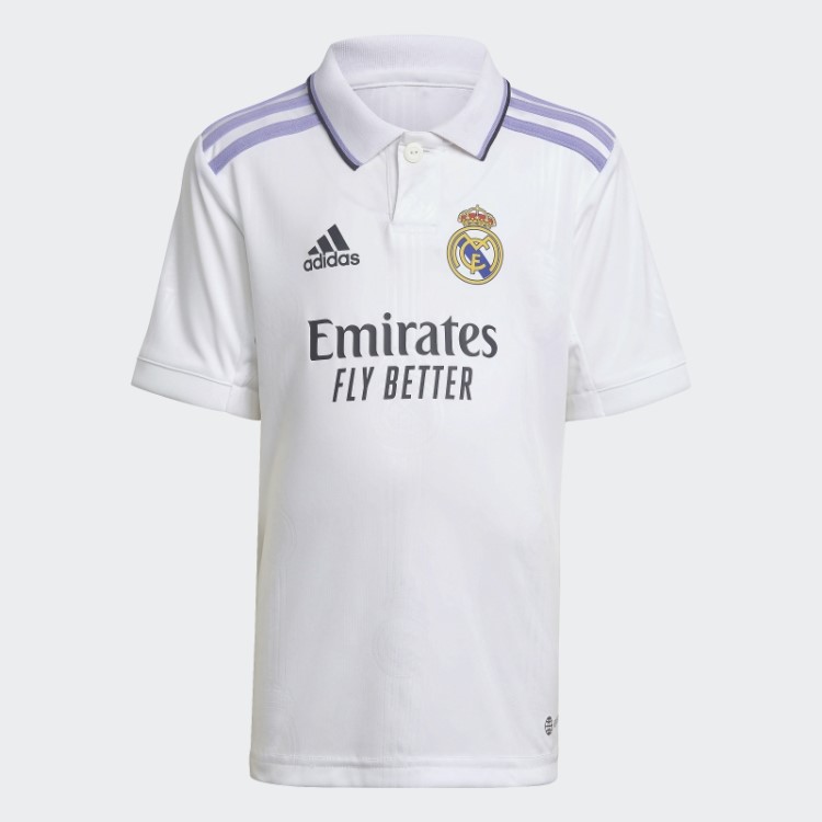 Real Madrid 22/23 Casa Mini Kit Adidas Branco